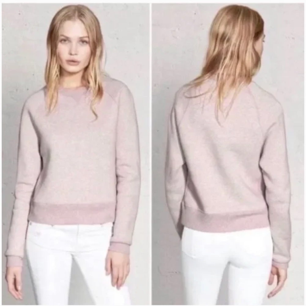 -Nwt! Rag & Bone Crewneck Sweatshirt antique rose nwt